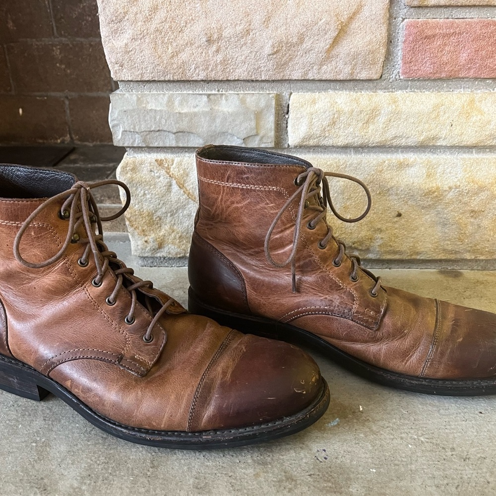 EUC Men’s Wolverine BLVD Cap Toe Boots. Size 11.5. - Picture 2 of 7
